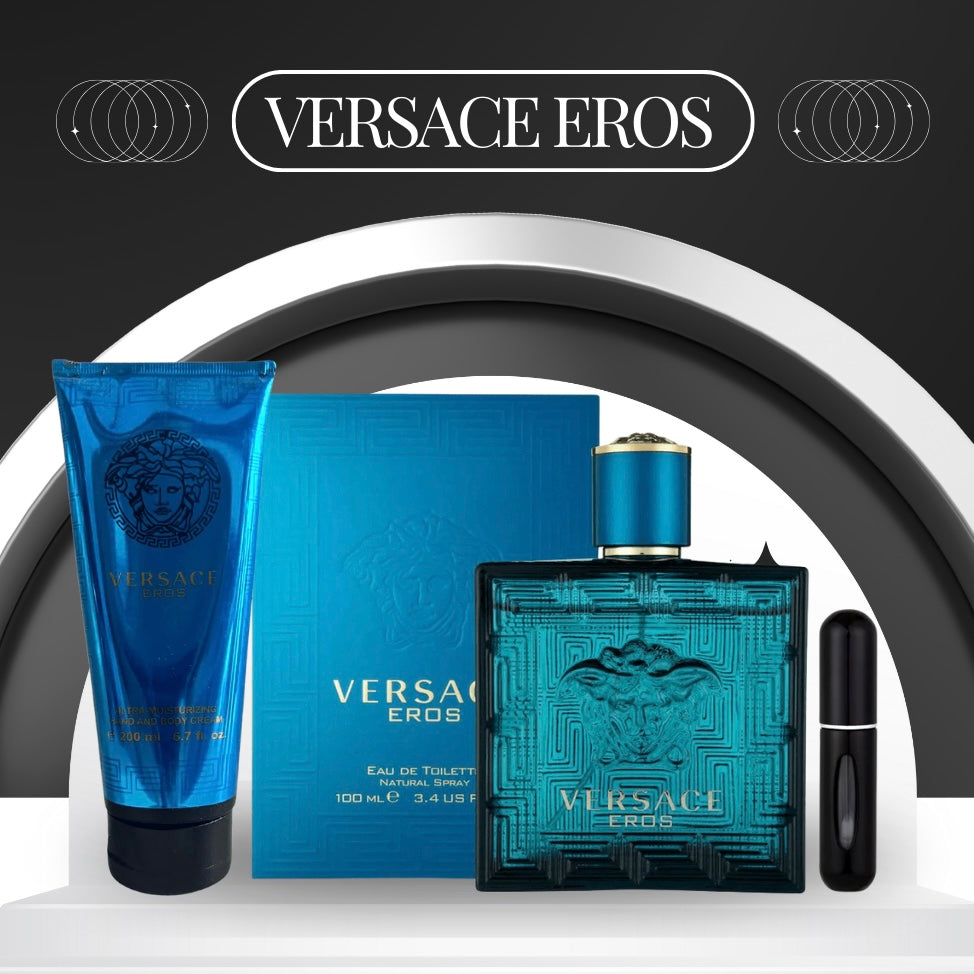 VERSACE EROS 100ml + OBSEQUIOS