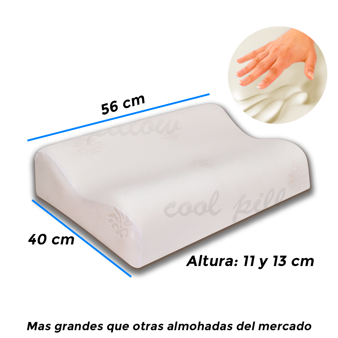 ALMOHADA CERVICAL VISCOELÁSTICA MEMORY FOAM