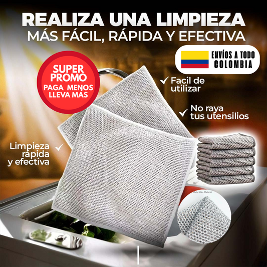 PAÑOS MÁGICOS LIMPIADORES DE COCINA