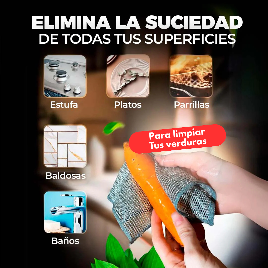 PAÑOS MÁGICOS LIMPIADORES DE COCINA