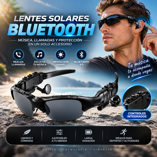 LENTES DE SOL CON AUDIFONOS | BLUETOOTH 5.0 PREMIUM