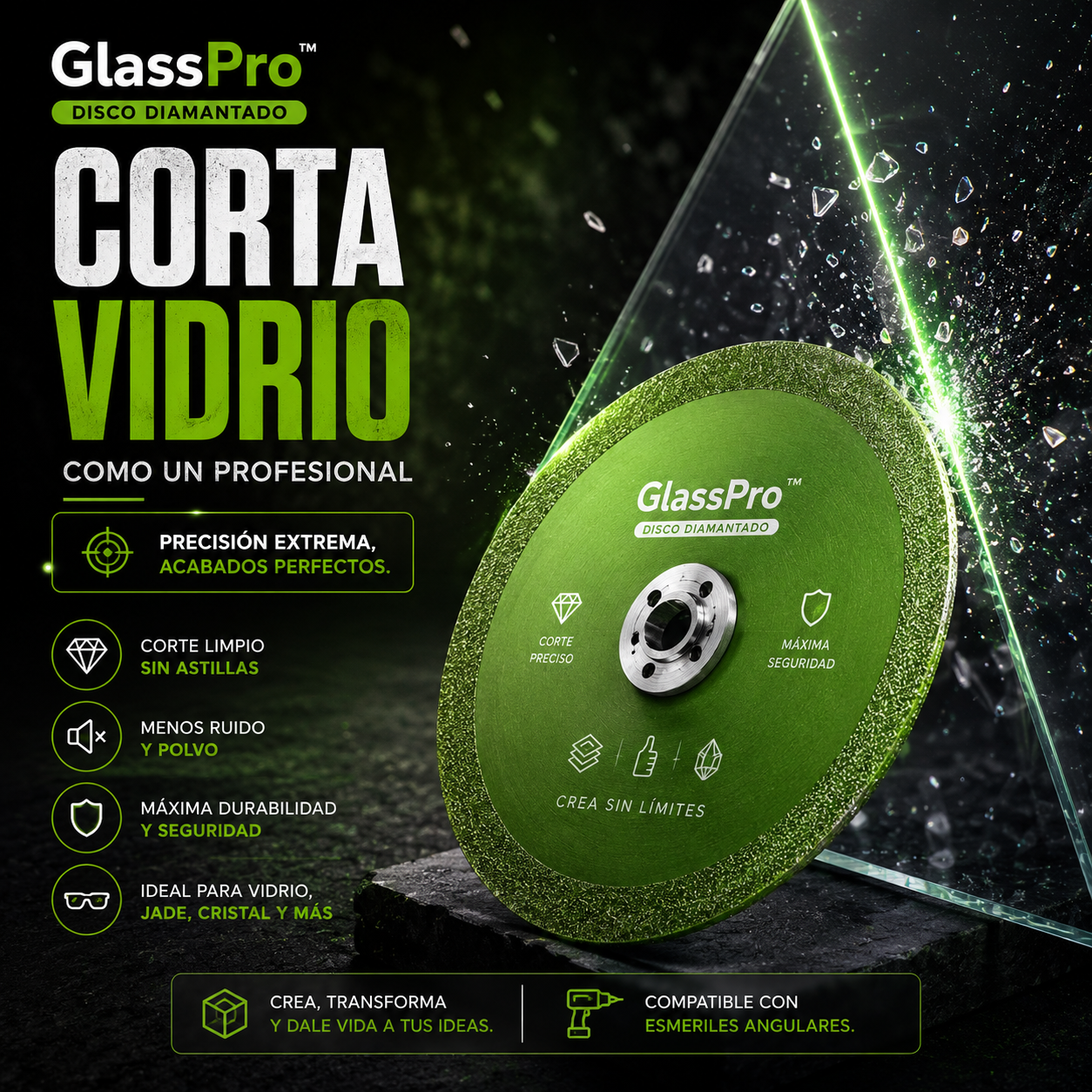 GLASSPRO® | DISCO DIAMANTADO