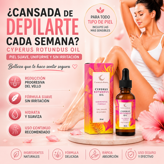 ACEITE DEPILATORIO CYPERUS ROTUNDUS® ORIGINAL | PAGA 1 LLEVA 2