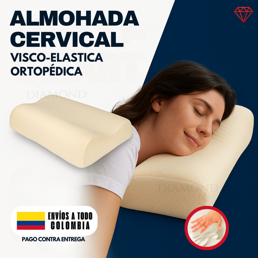 ALMOHADA CERVICAL VISCOELÁSTICA MEMORY FOAM