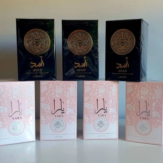 DUO ASAD Y YARA LATTAFA 100ml + OBSEQUIO