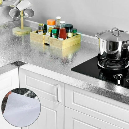 PAPEL ALUMINIO ADHESIVO DE COCINA (5m X 60cm)