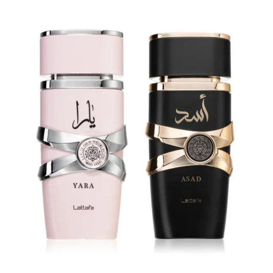 DUO ASAD Y YARA LATTAFA 100ml + OBSEQUIO